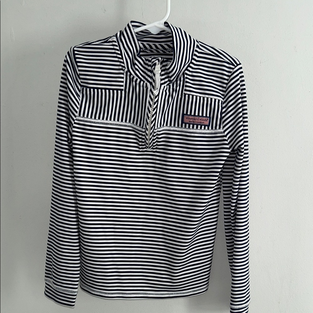 Striped Quarter-Zip “Shep Shirt”